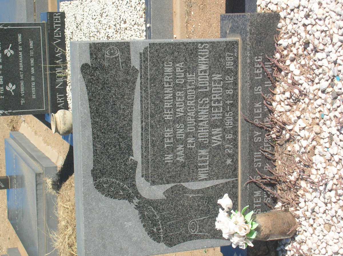 HEERDEN Willem Johannes Lodewikus, van 1905-1987