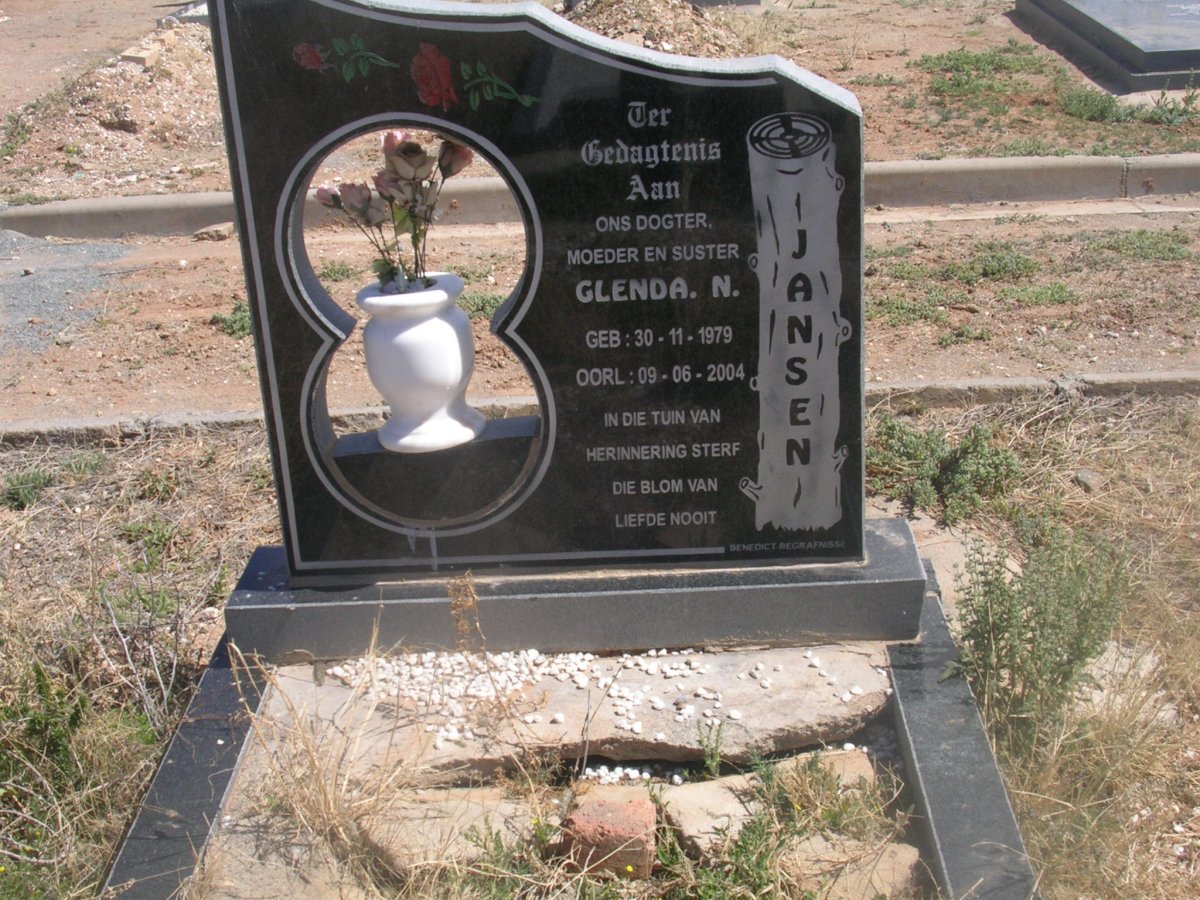 JANSEN Glenda N. 1979-2004