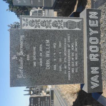 ROOYEN Dirk Willem, van 1913-1994 