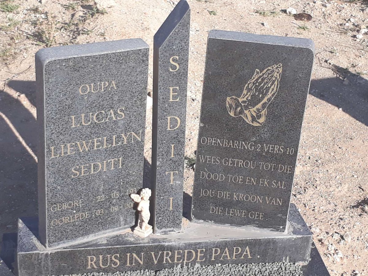SEDITI Lucas Llewellyn 1932-200?