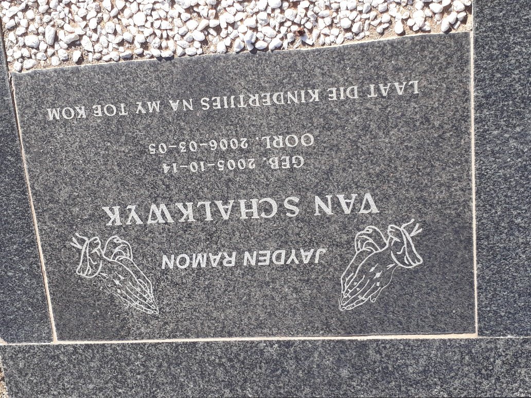 SCHALKWYK Jayden Ramon, van 2005-2006