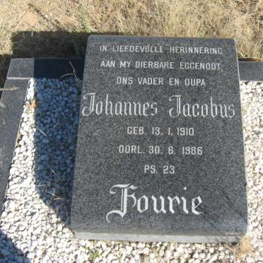 FOURIE Johannes Jacobus 1910-1986 