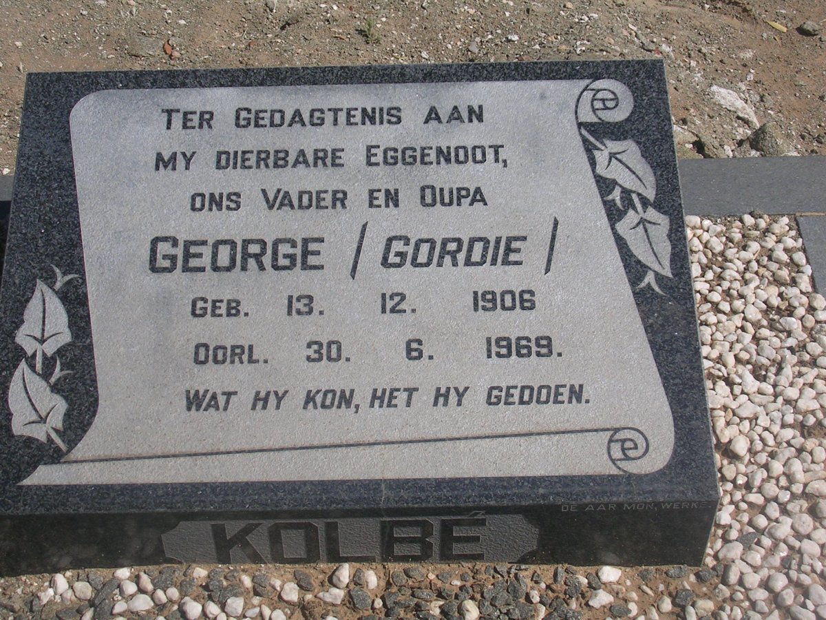 KOLBÉ George 1906-1969