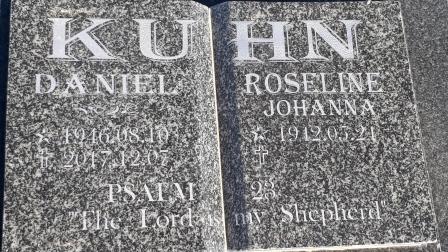 KUHN Roseline Johanna 1912- :: KUHN Daniel 1946-2017