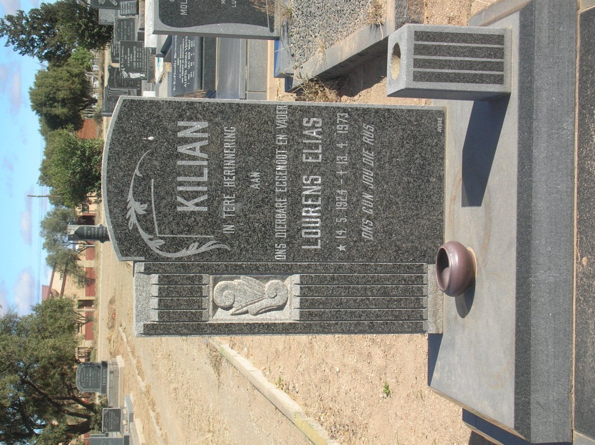 KILIAN Lourens Elias 1924-1973