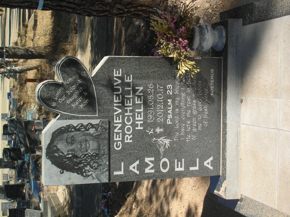 LAMOELA Genevieuve Rochelle Helen 1991-2012