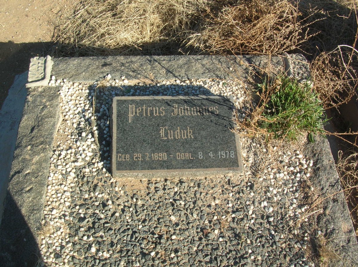 LUDUK Petrus Johannes 1890-1978