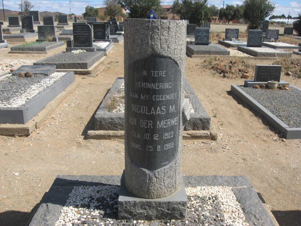 MERWE Nicolaas M., van der 1923-1968