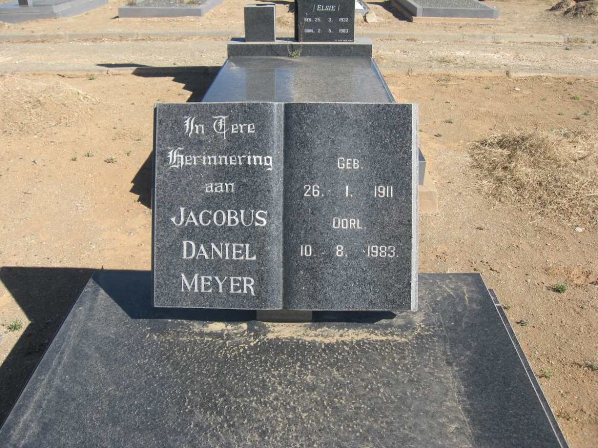 MEYER Jacobus Daniel 1911-1983