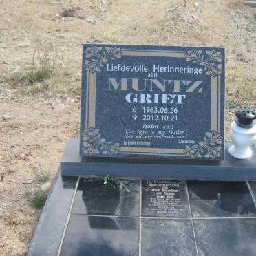 MUNTZ Griet 1963-2012