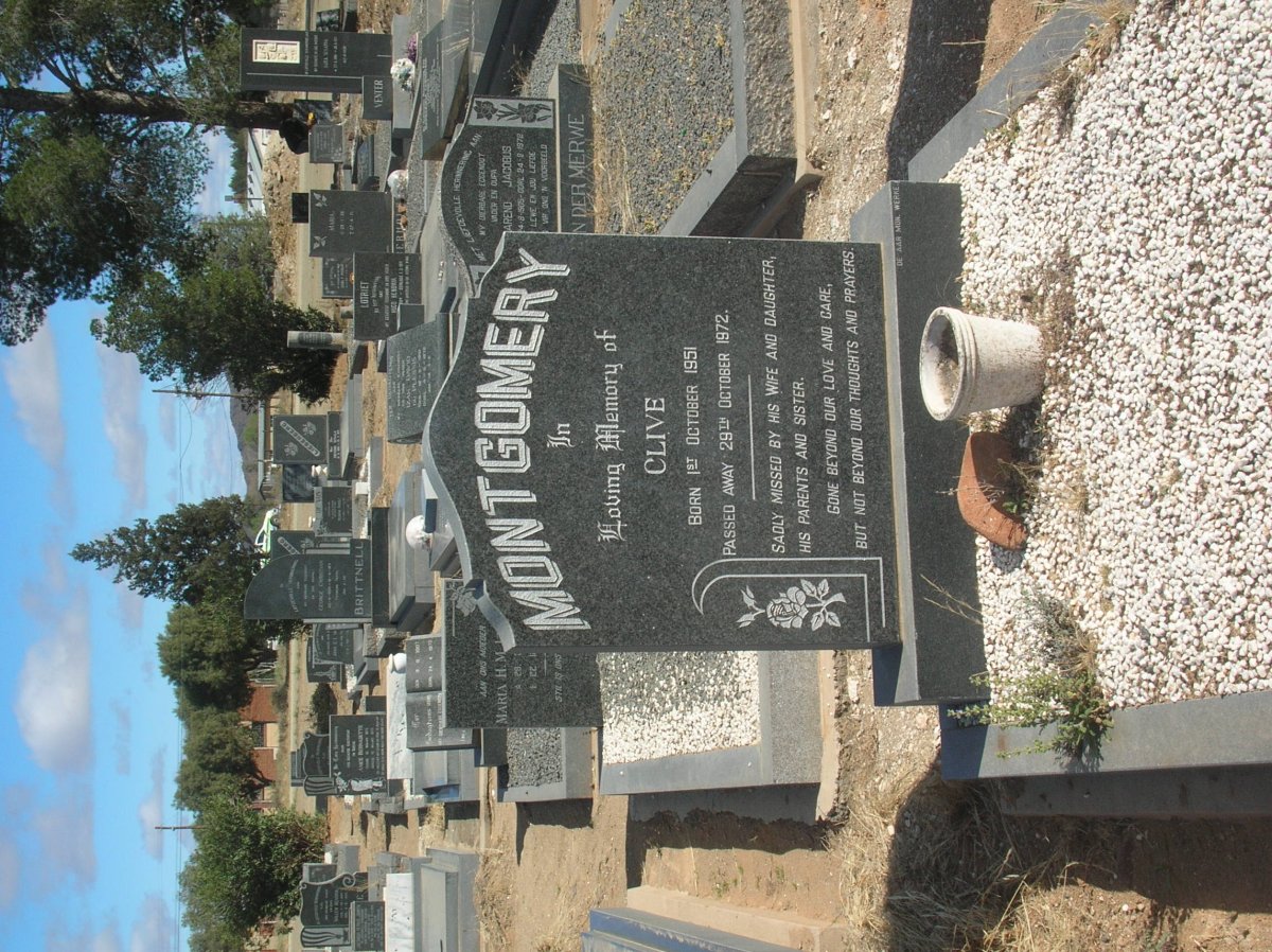 MONTGOMERY Clive 1951-1972