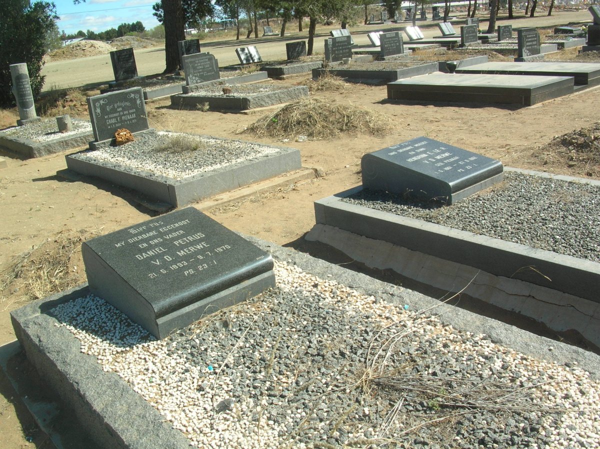 MERWE Daniel Petrus, v.d., 1893-1970 &amp; Hendrina E. le R. PIENAAR 1901-1982