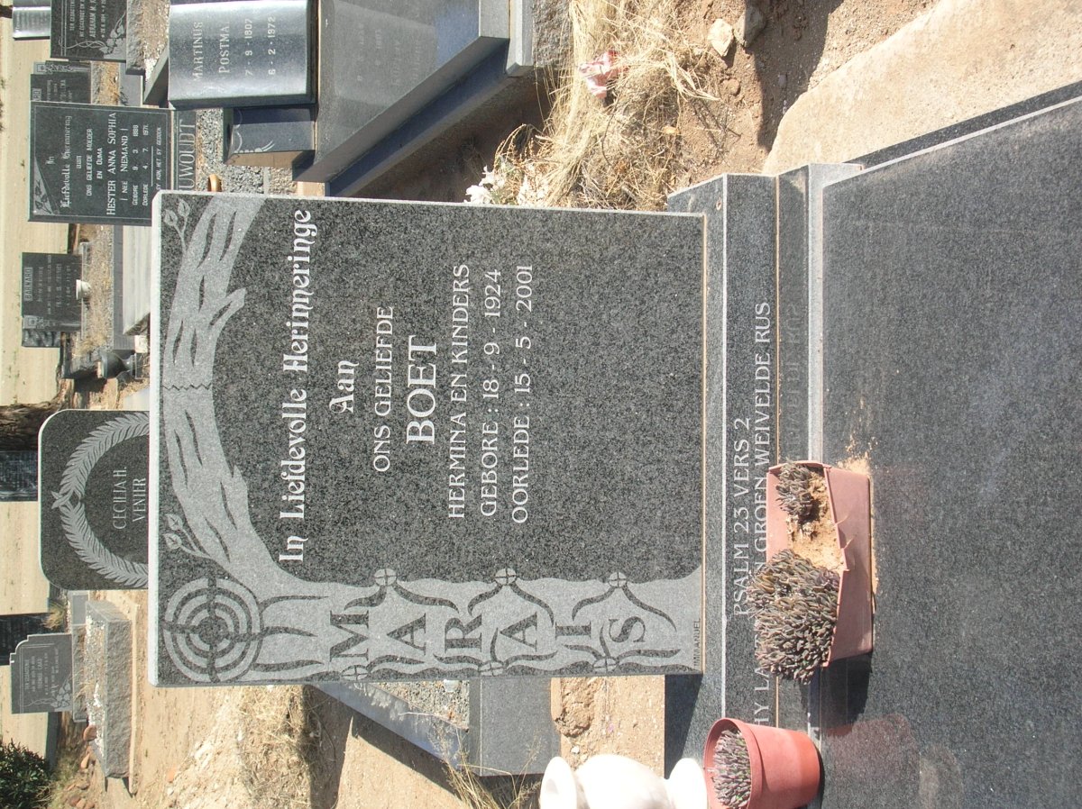 MARAIS Boet 1924-2001