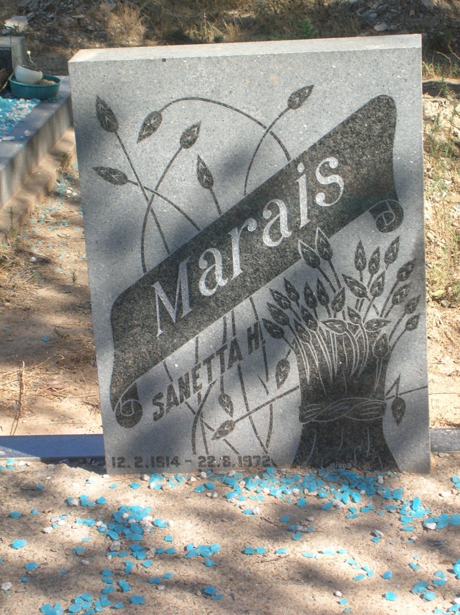 MARAIS Sanetta H. 1914-1972