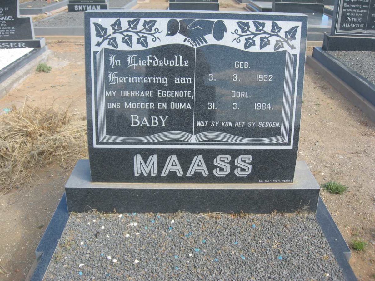 MAASS Baby 1932-1984