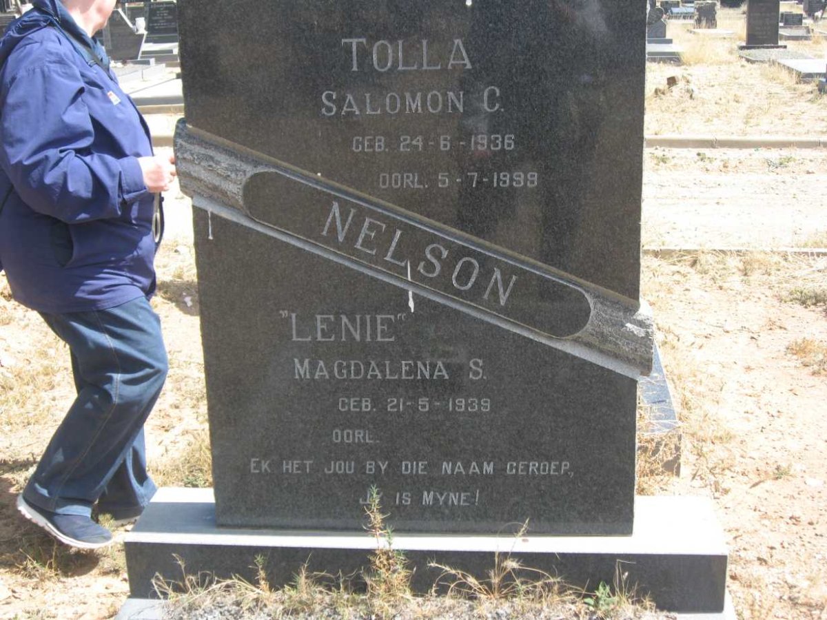 NELSON Salomon C. 1936-1999 &amp; Magdalena S. 1939-