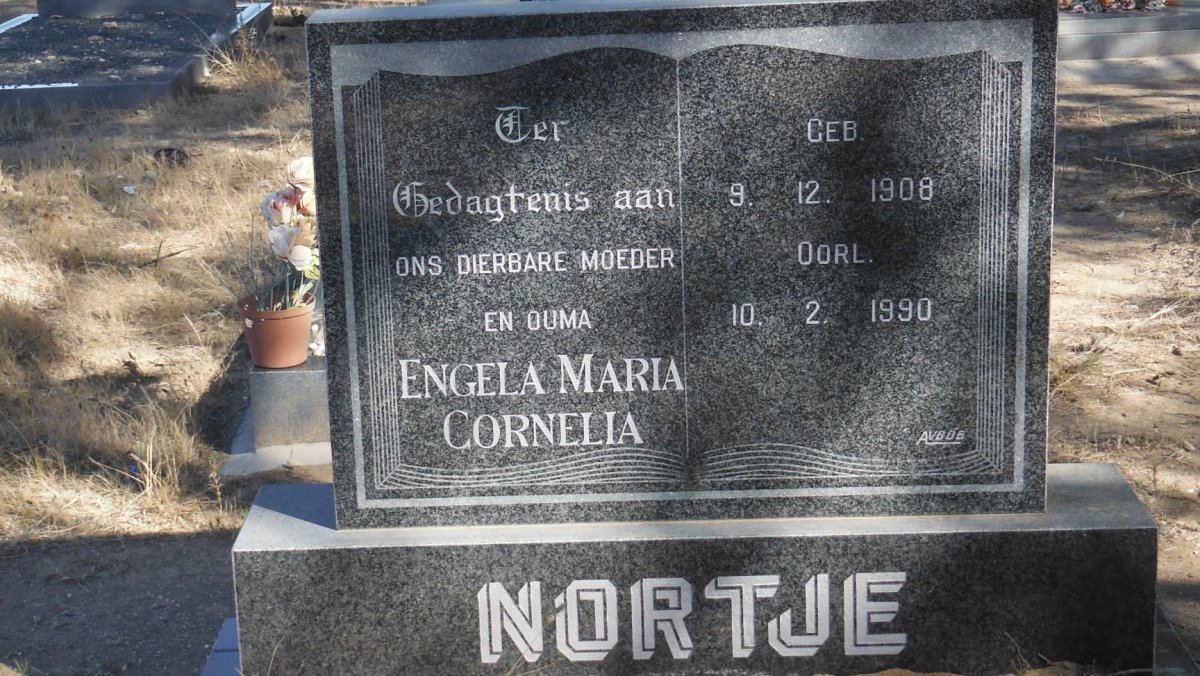 NORTJE Engela Maria Cornelia 1908-1990