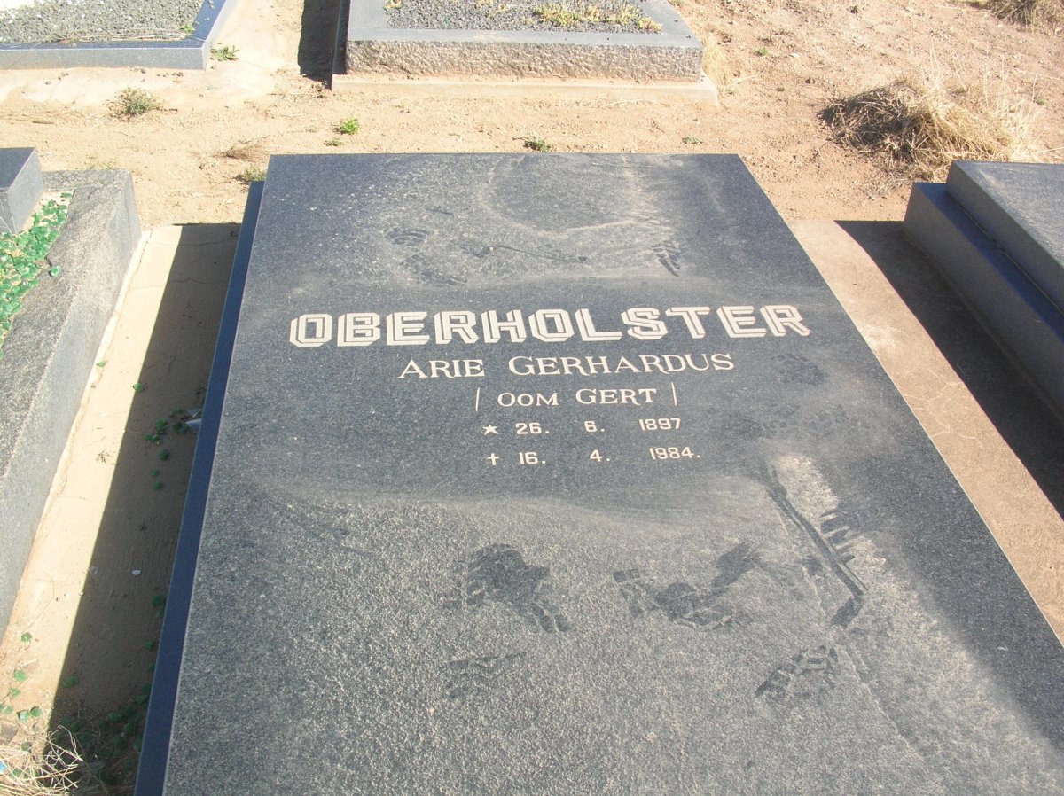OBERHOLSTER Arie Gerhardus 1897-1984