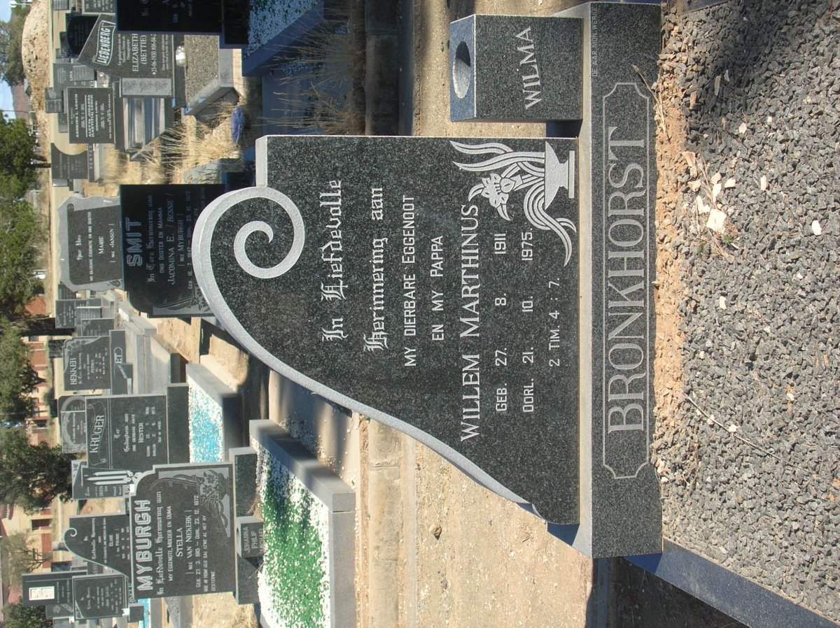 BRONKHORST Willem Marthinus 1911-1975