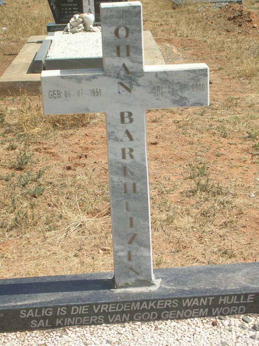 BARKHUIZEN Johan 1951-2000