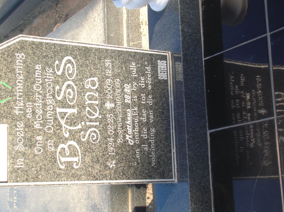 BASS Siena 1924-2009