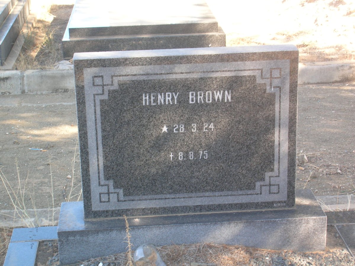 BROWN Henry 1924-1975