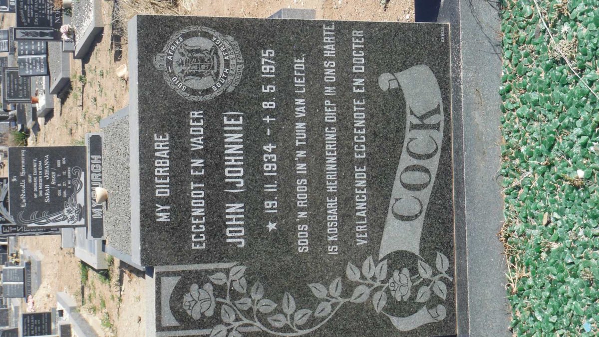 COCK John 1934-1975