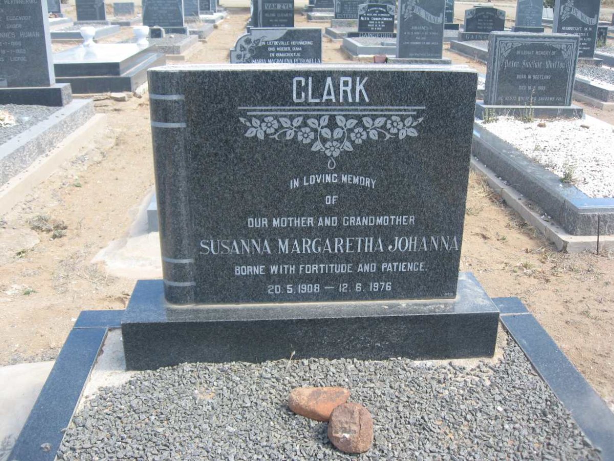 CLARK Susanna Margaretha Johanna 1908-1976