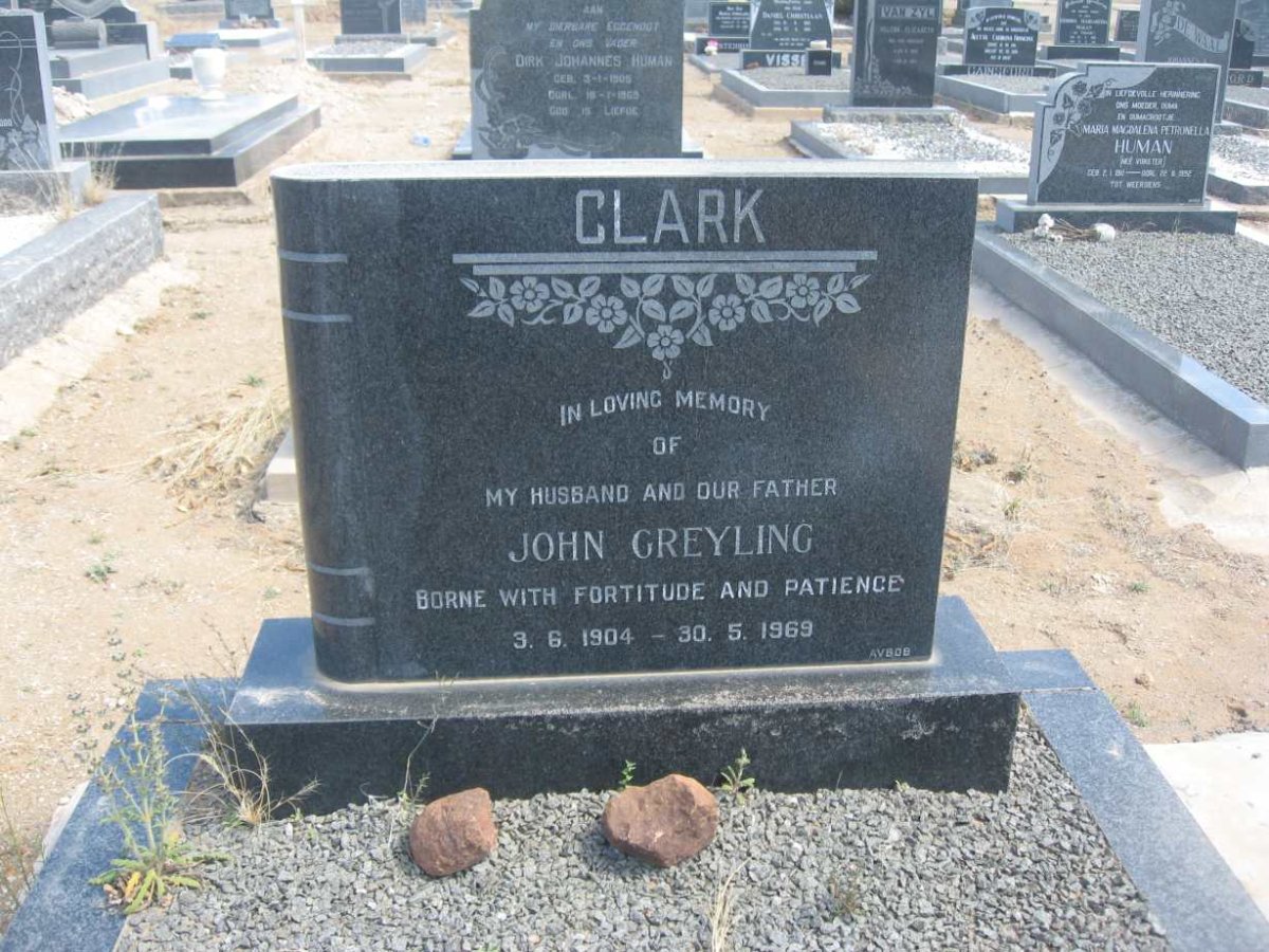 CLARK John Greyling 1904-1969