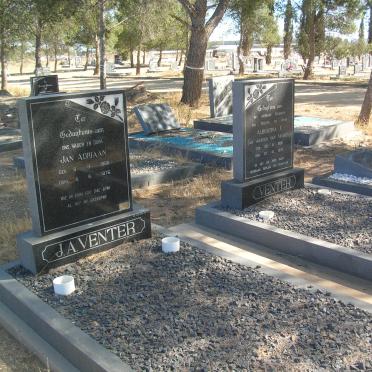 VENTER Jan Adriaan 1905-1976 &amp; Albertina C. JANSEN VAN VUUREN 1908-1972