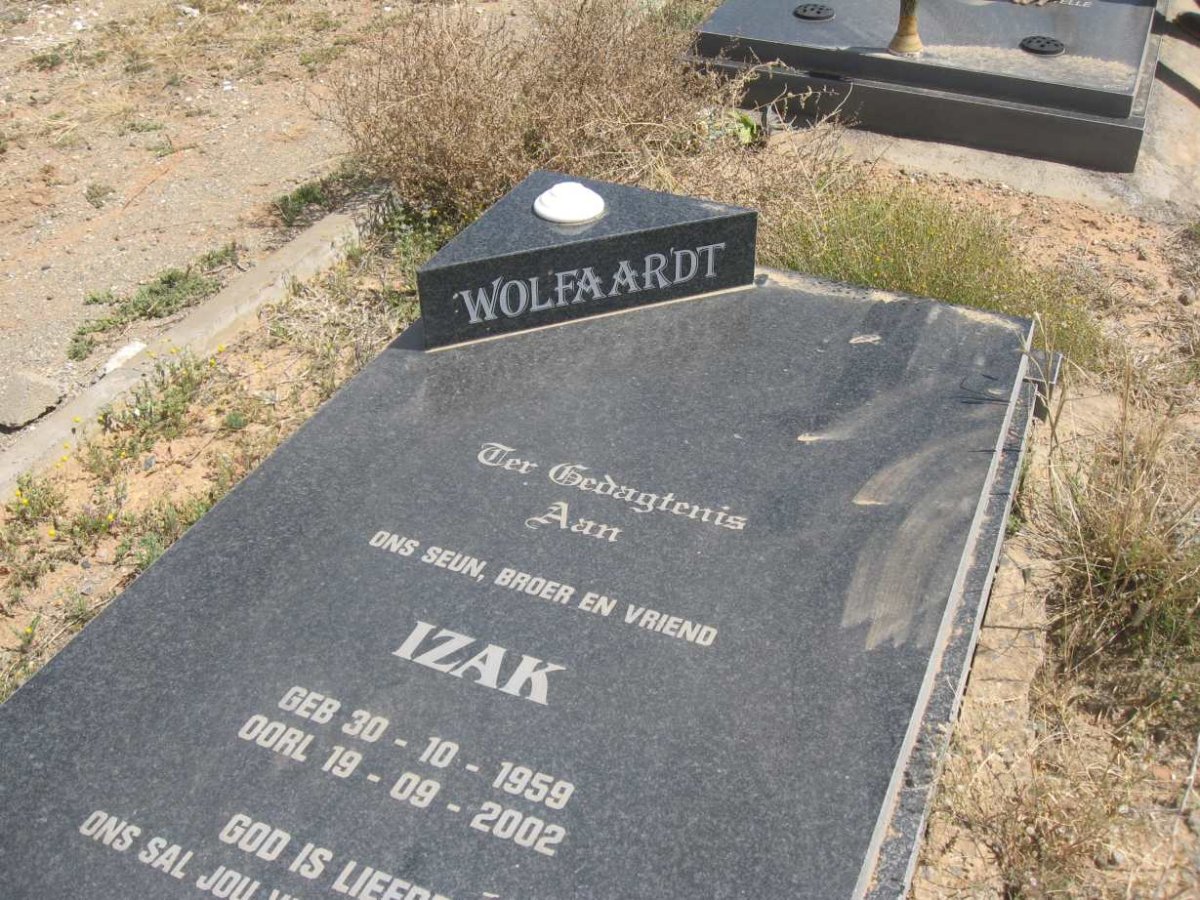 WOLFAARDT Izak 1959-2002