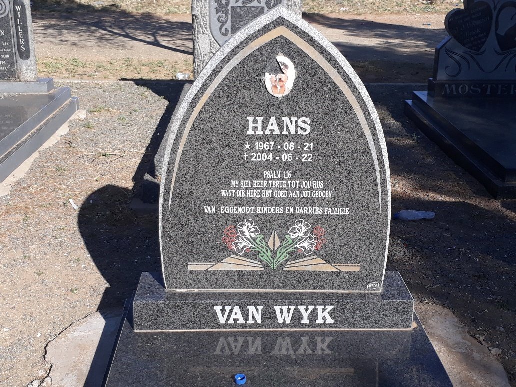 WYK Hans, van 1967-2004