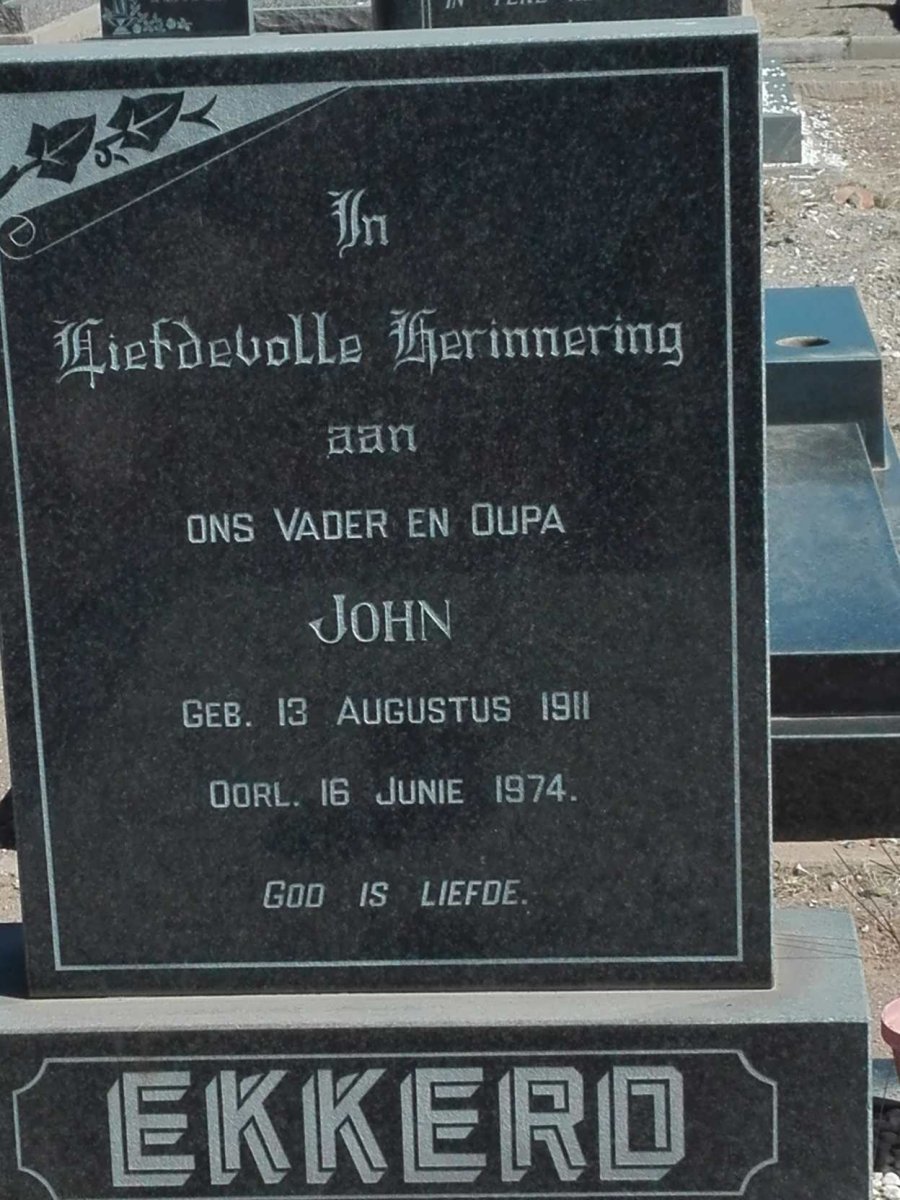 EKKERD John 1911-1974