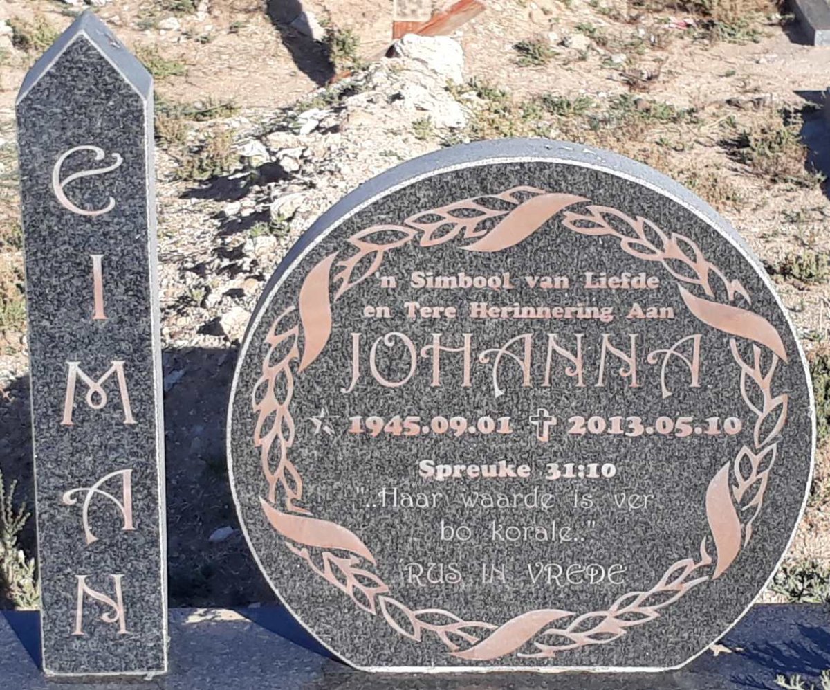 EIMAN Johanna 1945-2013