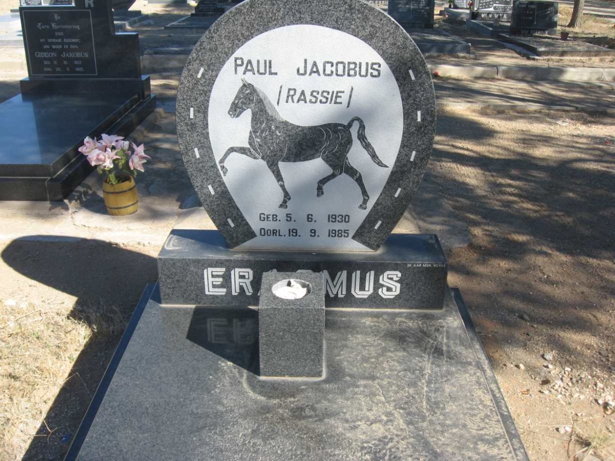 ERASMUS Paul Jacobus 1930-1985