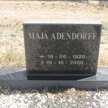 ADENDORFF Maja 1920-2000
