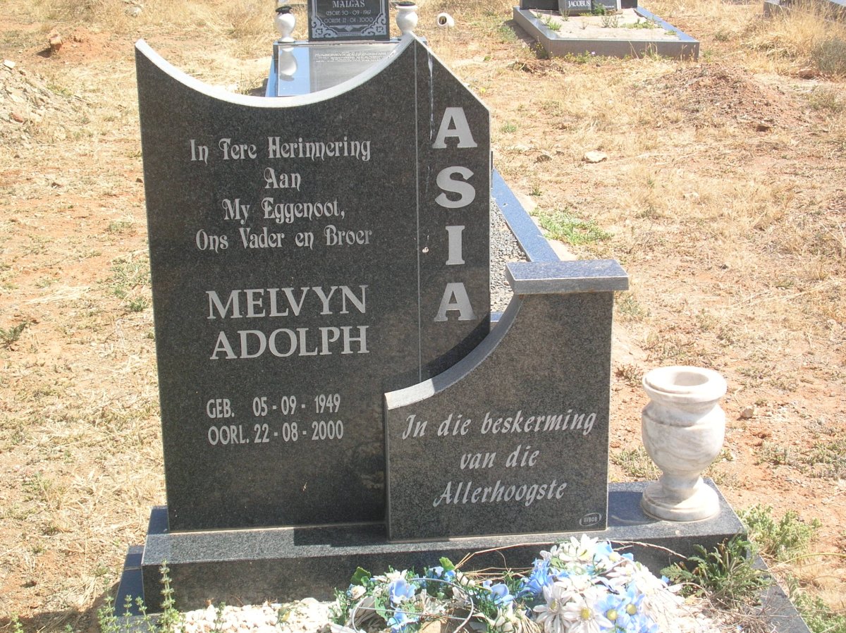 ASIA Melvyn Adolph 1949-2000