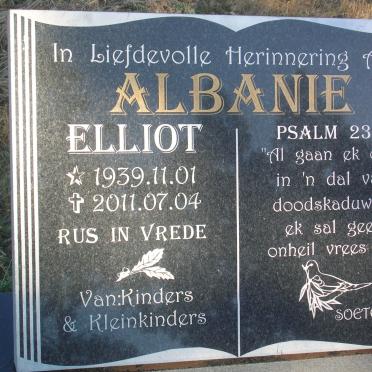ALBANIE Elliot 1939-2011