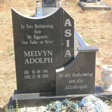 ASIA Melvyn Adolph 1949-2000