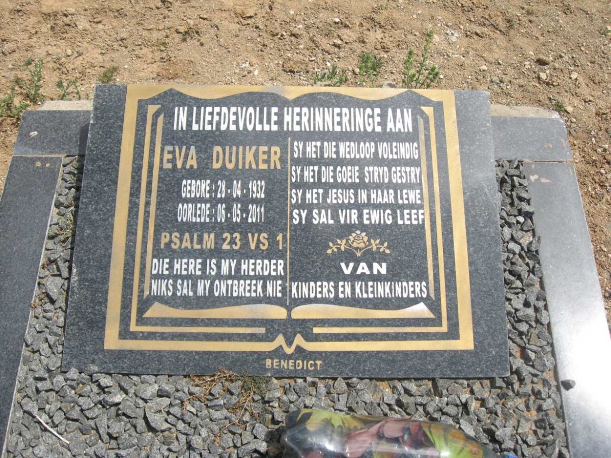 DUIKER Eva 1932-2011