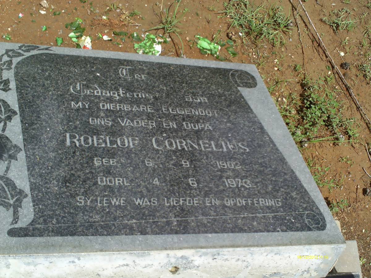BLERK Roelof Cornelius, van 1903-1973