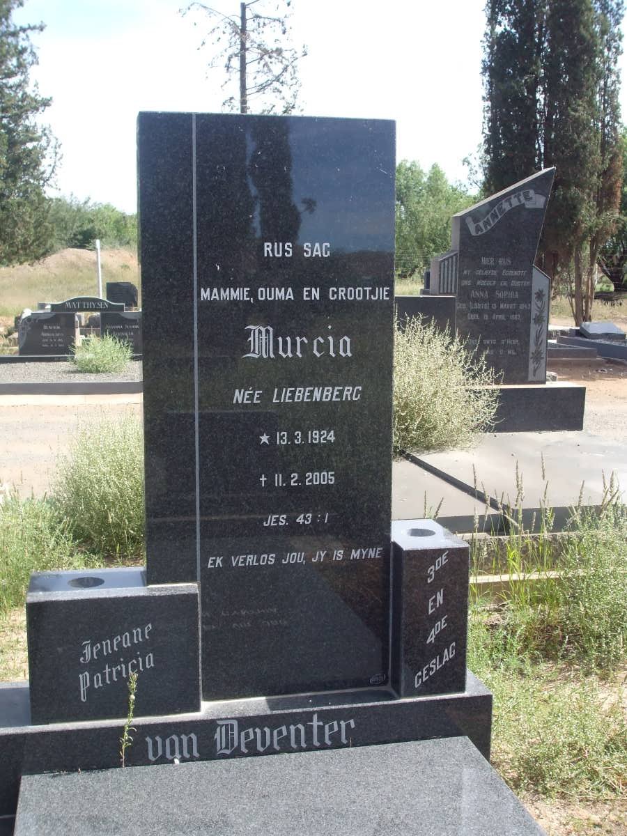 DEVENTER Murcia, van nee LIEBENBERG 1924-2005