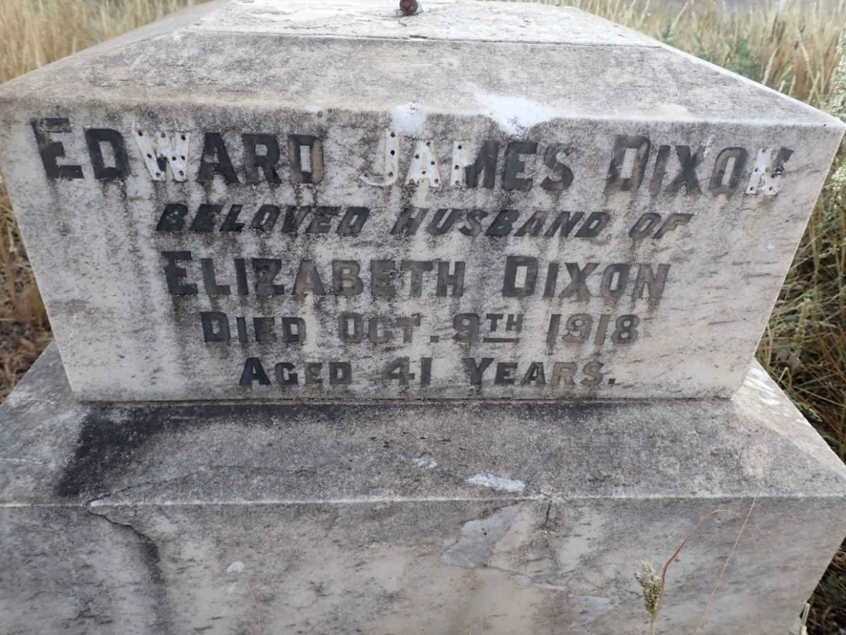 DIXON Edward James -1918