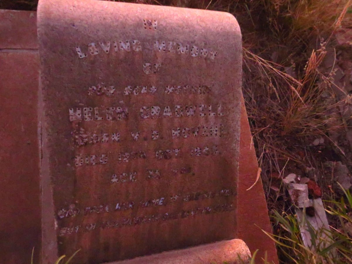 GRADWELL Helen nee V.D. HOVEN -194?
