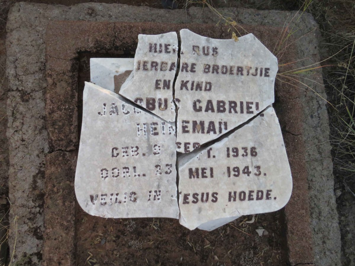 HEINEMAN Jacobus Gabriel 1936-1943