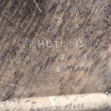 HUTCHISON M. -1909