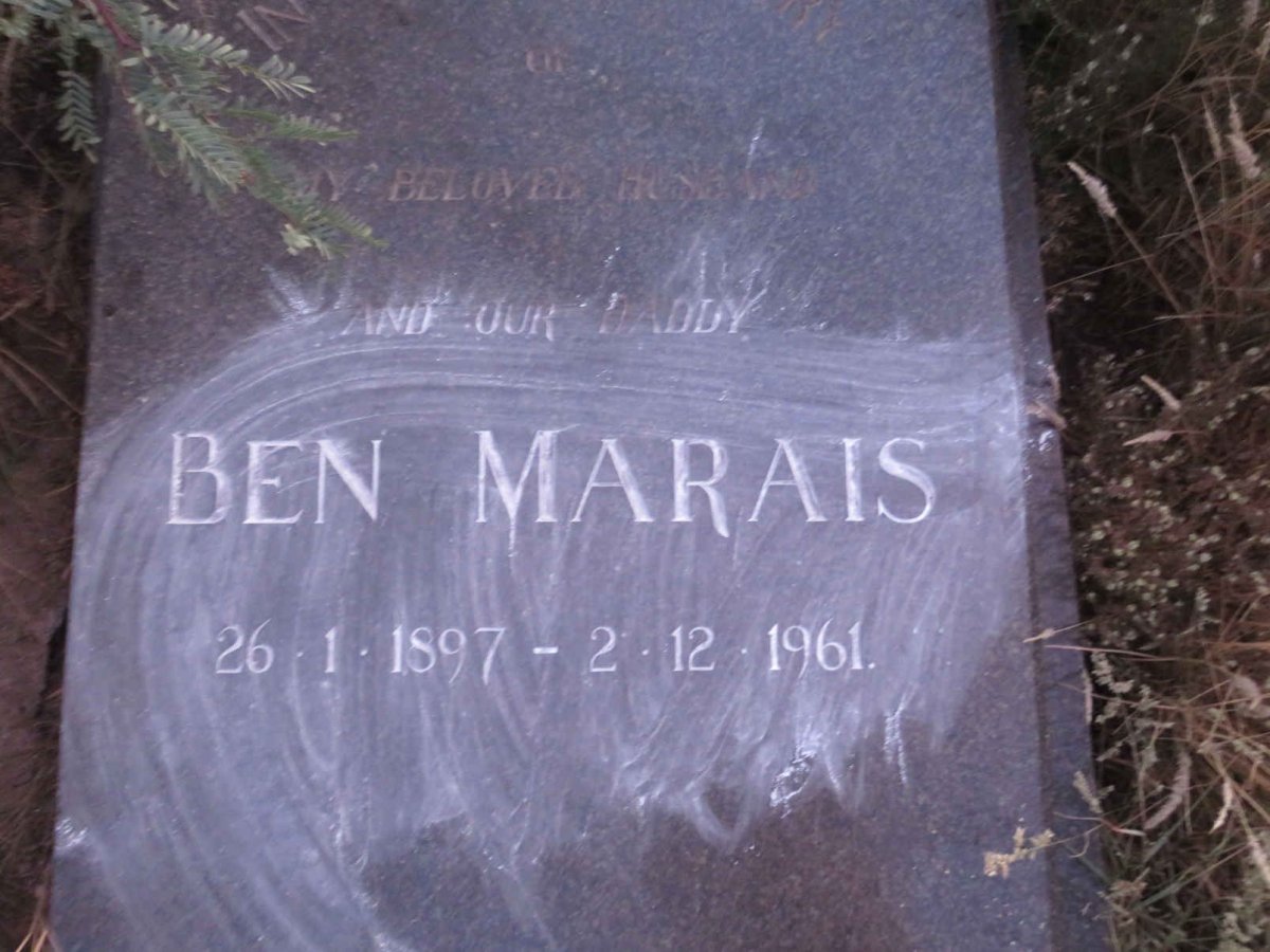MARAIS Ben 1897-1961