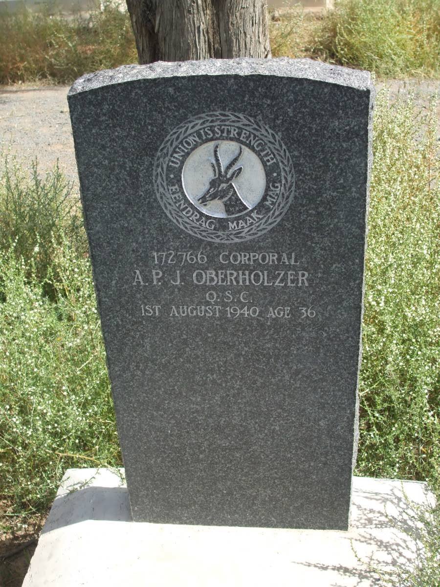 OBERHOLZER A.P.J. -1940