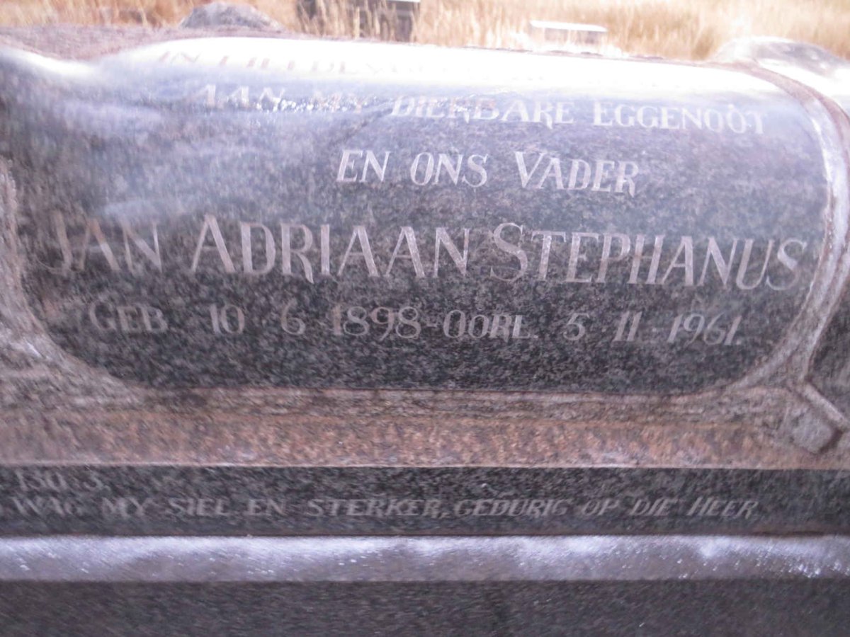 POTGIETER Jan Adriaan Stephanus 1898-1961 &amp; Aletta Sophia Johanna 1897-1970 _3