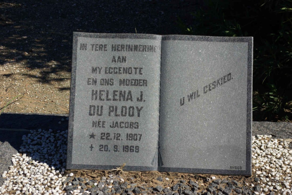 PLOOY Helena J., du nee JACOBS 1907-1969
